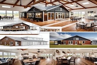 draw barndominium pole barn shipping container modular tiny house architecture