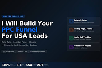 run meta ads pay per call funnel with ringba for USA leads