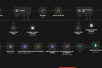 build ai content generation and posting workflows in n8n