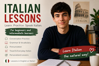 help you learn and practice italian in a simple, natural way