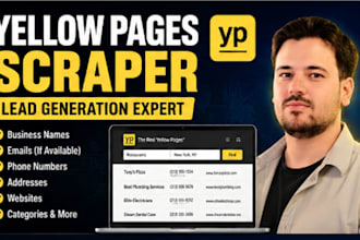 scrape yellow pages business leads with emails and websites