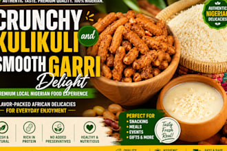 provide crunchy kulikuli and smooth garri delight with authentic nigerian taste
