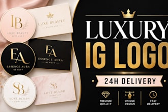design a instagram logo for your beauty, fashion or  brand
