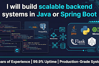 build scalable backend systems in java or python