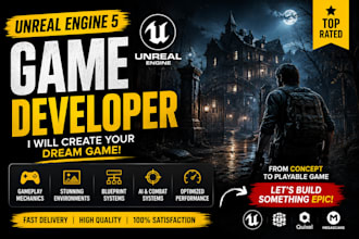 build high quality unreal engine gameplay systems and mechanics
