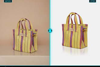 retouch product photos for ecommerce and photographers