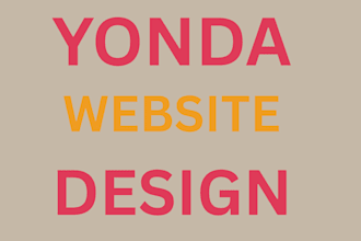 design a responsive yonda website for your business