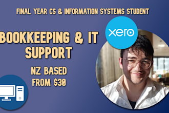 do your bookkeeping and general IT support for small businesses