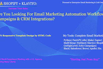 build email marketing workflows campaigns CRM automation
