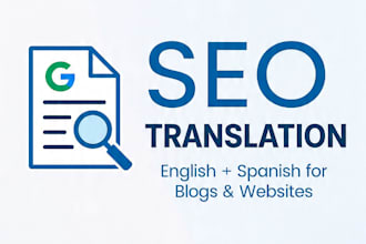 seo translation english  spanish for blogs  websites