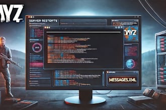 solve dayz xml and jason config error