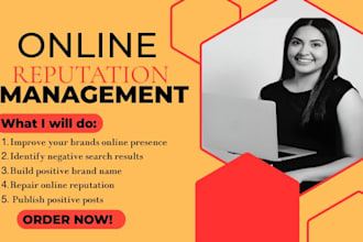 perform professional repair and fix your online reputation, ORM, SEO reputation
