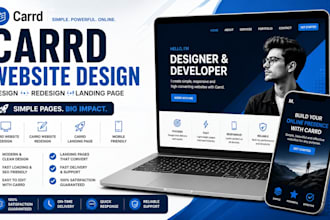 do carrd card website design redesign carrd website redesign carrd landing page