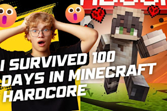 design gaming, vlog, and podcast youtube thumbnails