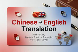 translate chinese to english professionally