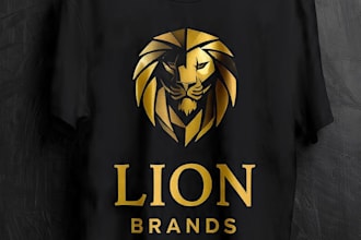 ready made lion logo designs instant download