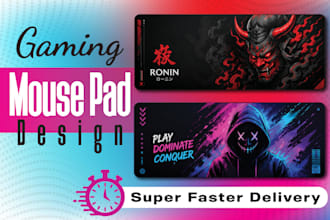 design custom mouse pad and gaming mouse pad professionally