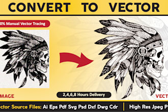 do vector tracing, vectorize image logo in adobe illustrator