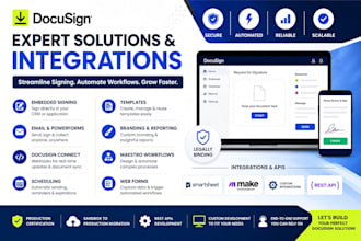 help clients in docusign,esignature apis and docusign clm for their business