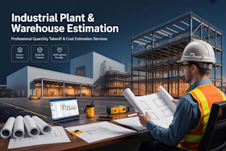 do industrial plant and warehouse construction estimation in texas, florida , ca