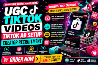 create ugc tiktok videos do tiktok ad setup tiktok shop live creator recruitment