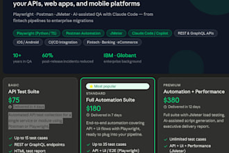 design a QA automation strategy and test architecture
