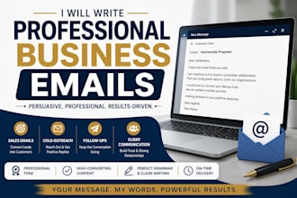 write professional, persuasive business emails