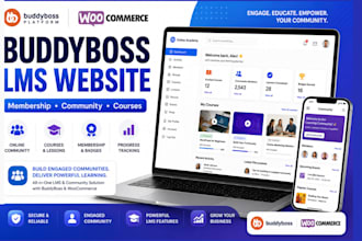 build buddyboss website,buddyboss,membership lms, buddyboss app,woocommerce lms