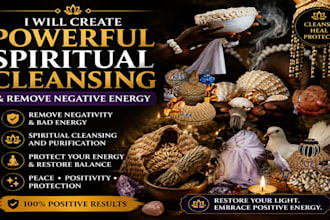 create powerful spiritual cleansing and remove negative energy