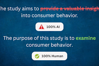 rewrite ai generated articles in english