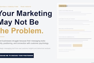 build your brand positioning and messaging strategy