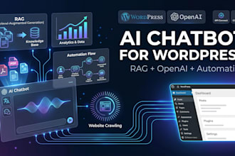build ai chatbot for wordpress using openai, rag and automation