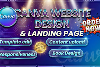 design redesign websites in wix or canva