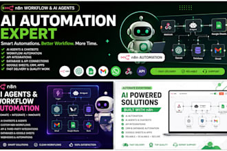 build ai automation workflows using n8n, openai and ai agents