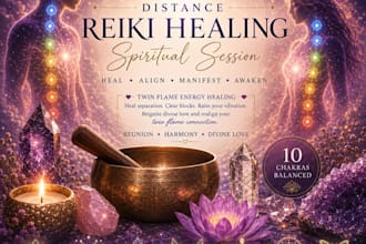do twinflame reiki distance healing sessions