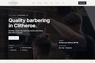 build you a barbershop website