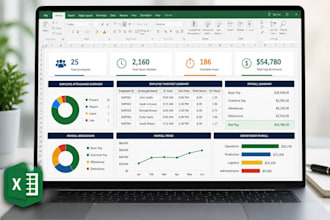 automate payroll reconciliation attendance reports overtime tracking in excel