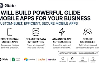 build a powerful glide app dashboard automation, mobile app