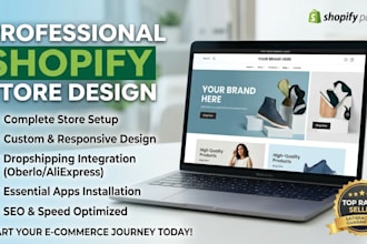 design professional shopify store