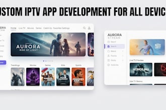 create iptv app for android tv, samsung, lg   firestick and iptv app rebranding