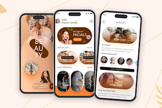 build a custom salon booking app, beauty spa app, and barber appointment app