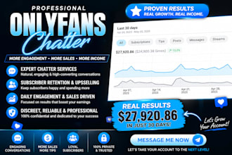do onlyfans chatters, virtual assistant, social media manager fanvue chatter