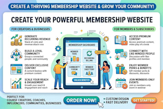 build a professional wordpress membership and subscription website