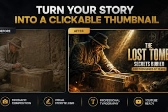 create attractive youtube thumbnails