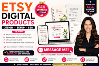 do etsy digital products etsy shop setup etsy seo listing digital product design