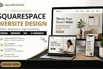 design squarespace website redesign squarespace website seo landing page design