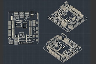 design pcb layout, circuit schematic and production ready files