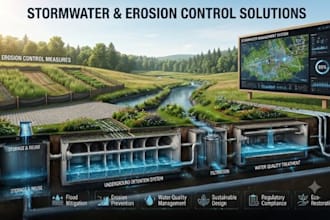design stormwater management, erosion and sediment control plan, drainage design