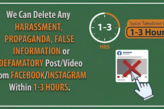 remove any post or video from facebook or instagram