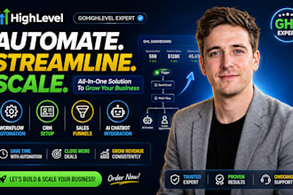 gohighlevel workflow automation crm funnel ai chatbot gohighlevel expert